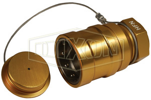 DIXON HFN-P2 High Flow Nozzle, 1500 PSI Burst Pressure, Gold, Nozzle With Plug | BX7JCE