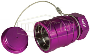 DIXON HFN-P4 High Flow Nozzle, 1500 PSI Burst Pressure, Violet, Nozzle With Plug | BX7JCA