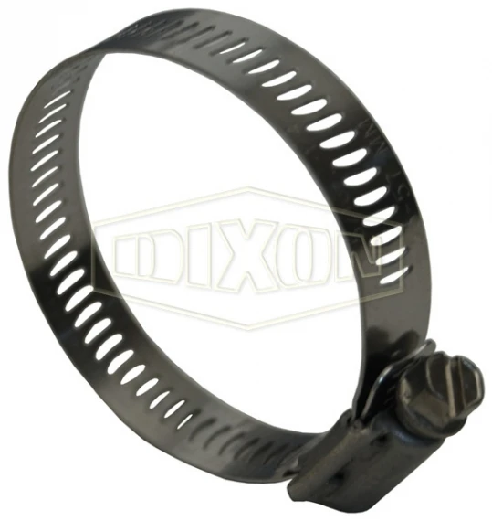 DIXON HSS72 Worm Gear Clamp, Stainless Steel Band, 9/16 Inch Size | AK2QBY