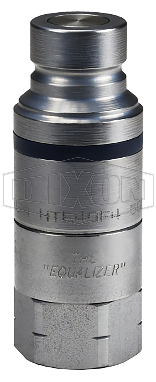 DIXON HTE3F4 Connect Under Pressure Plug, NPTF Thread, 1/2 Inch Thread, 3/8 Inch Size | BX6HDZ