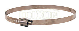 DIXON HTM600 Hi-Torque Clamp, 5 Inch Size, 300 Stainless Steel Band, Steel Screw | AL2LXT