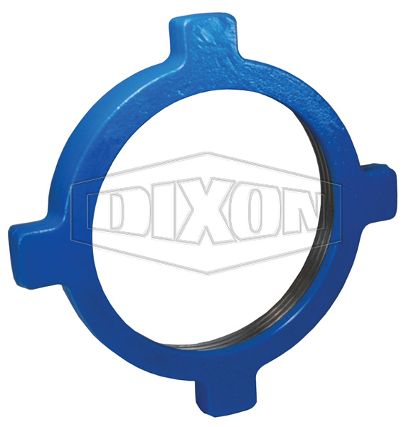 DIXON HU100600N One-Piece Hammer Union Nut, Forged Steel, 6 Inch Size, Figure 100 Style | BX7JHV
