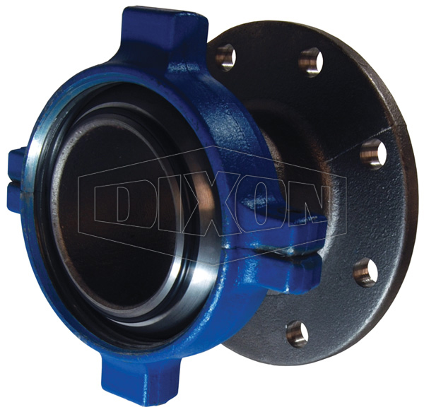 DIXON HUM206400FLG One-Piece Flange x Male Hammer Union Adapter, 4 Inch Adapter | BX7JPL