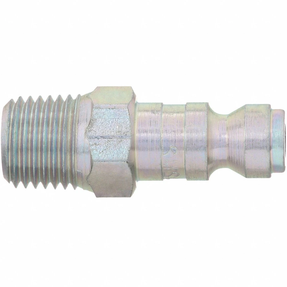 DIXON J2M2 Pneumatic Threaded Plug, MNPTF Thread, 1/4 Inch Thread, Steel | AE3DBV 5CGY4