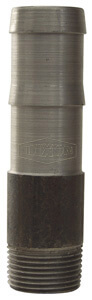 DIXON KRN1082 Round Nipple, MNPT Thread, 1 Inch Thread, 1-1/4 Inch Hose | AL2KPJ