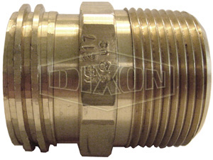 DIXON ME217 Lp Gas Male Acme x MNPT Adapter, Acme x NPT Thread, 1-3/4 x 1-1/4 Inch Thread | AY9XBM