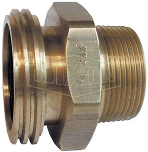 DIXON ME233 Lp Gas Male Acme x MNPT Adapter, Acme x NPT Thread, 2-1/4 x 1-1/4 Inch Thread | BX7KQX