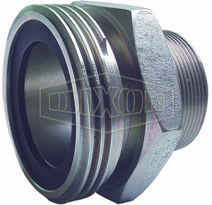 DIXON ME503S-16 Lp Gas Male Acme x Male NPT Adapter, Acme x NPT Thread, 3-1/4 x 2 Inch Thread | BX6KCV