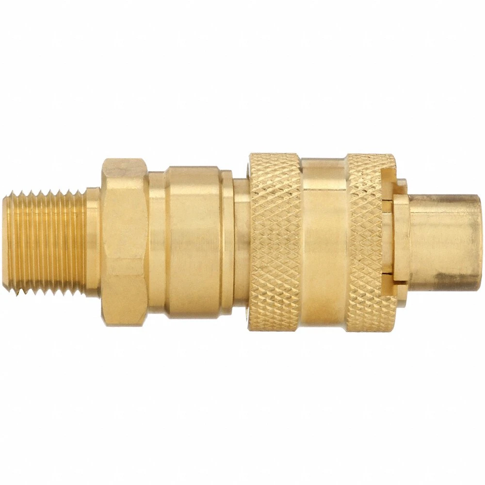 DIXON N4M4-B Male To Bowes NIpple, 1/2 Inch NPT, Brass | AE3CXB 5CGJ3