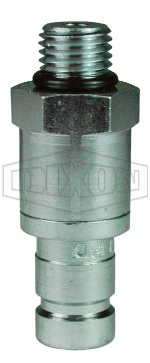 DIXON PD1OM3 Diagnostic Male Plug, 1/8 Inch Body, 18700 PSI Burst Pressure, 17mm Hex | BX7MTQ