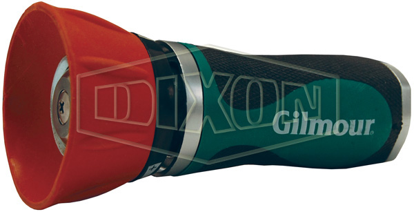 DIXON PNB75GHT Power Flow Water Nozzle, 3/4 Inch GHT Inlet, Brass And Rubber | AM4ZMP