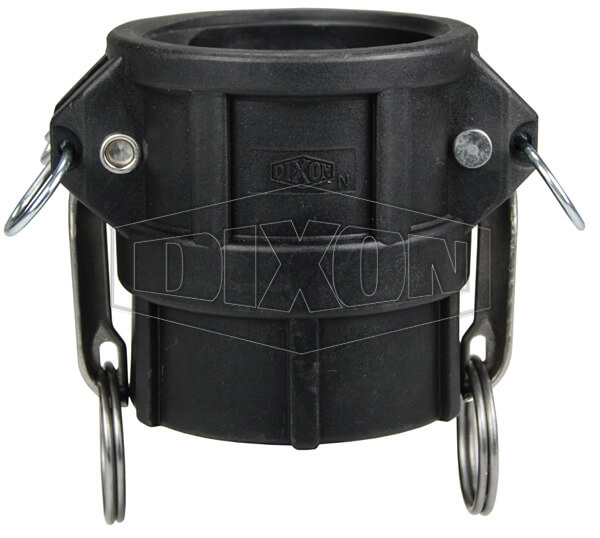 DIXON PPD300 Coupler, Polypropylene, Cam and Groove, Type D Coupler x Female NPT | AL4JLR