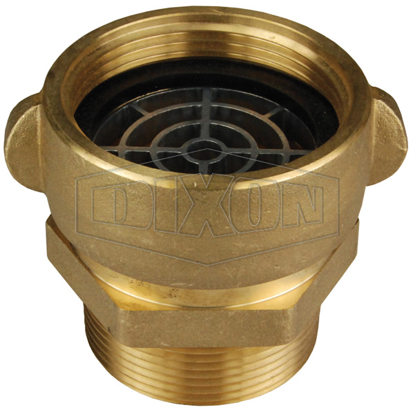 DIXON RSMSA250F-Z Female x Male Suction Adapter W/Zinc Screen, 2-1/2 Inch Thread | BX7QED