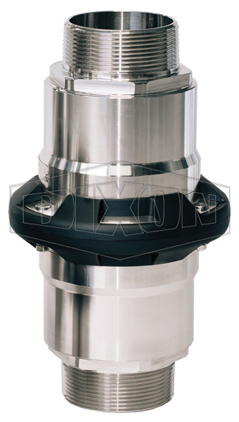 DIXON MSBC300SSMNPT Marine Safety Break-Away Coupling, 316 Stainless Steel, 3 Inch Size, MNPT x MNPT | BX7LAL