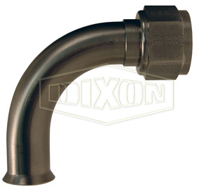 DIXON SFMF375-90 Female Weld End Metal Hose Fitting, 90 Deg. Elbow, Sae 37 | BX7TDT