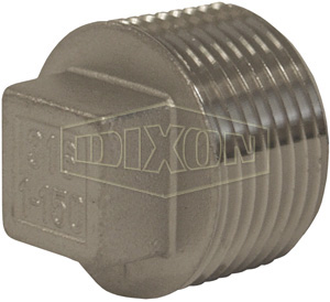 DIXON SHP400SS Square Head Plug, NPT Thread | AM3LQL