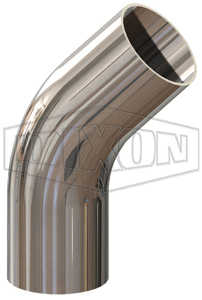 DIXON T2KS-150PL Weld Elbow, 45 Deg. Bend | BX6HQZ