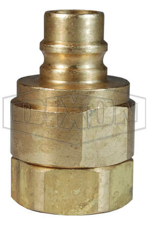 DIXON V2F2-B Valved Female Plug, Snap-Tite H/IH Interchange | BX6KHX