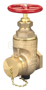 DIXON WDGV250F Gate Valve, Non-Rising Stem Wedge Disc, 2-1/2 FNPT Inlet, 2-1/2 MNST Outlet | BX7XHT