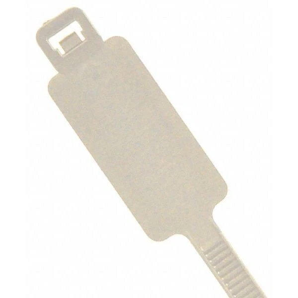 8 Inch L Cable Tie w/ID Tag NAT