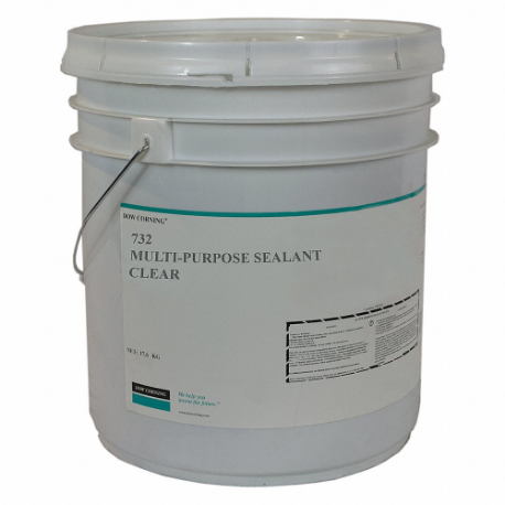 DOW CORNING 2036932 Sealant, Clear, 18 Kg, Pail, 501% Or More Elongation Range | CP3UDZ 53DC04