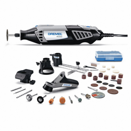 DREMEL 4000-4/34 Rotary Tool Kit, 1.6 A Current, 35000 Rpm Max. Speed, Variable Speed | CP3UJT 44K705