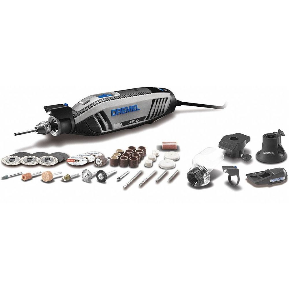 DREMEL 4300-5/40 Rotary Tool Kit, 120V, 9 Inch Length | CD2YVV 52YP65
