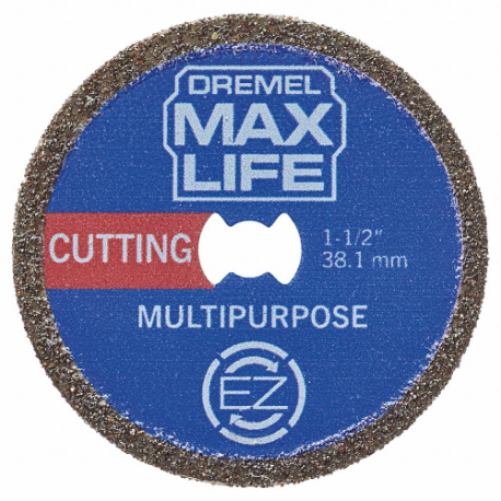 DREMEL EZ545HP Cutting Wheels For Rotary Tools, 1 1/2 Inch Wheel Dia, 1 3/32 Inch Wheel Thick | CP3UJV 794A79