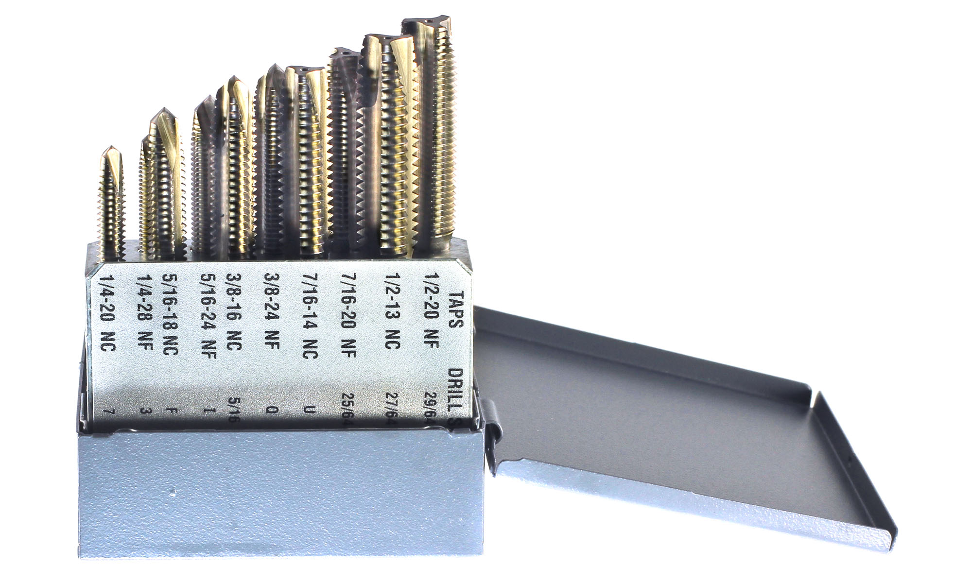 Spiral Point Tap Set, Right Hand Cut