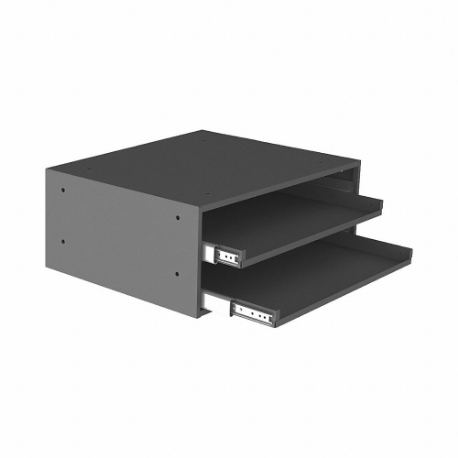 Bearing Slide Rack Cabinet, 20 x 16 x 8 1/4 Inch Size