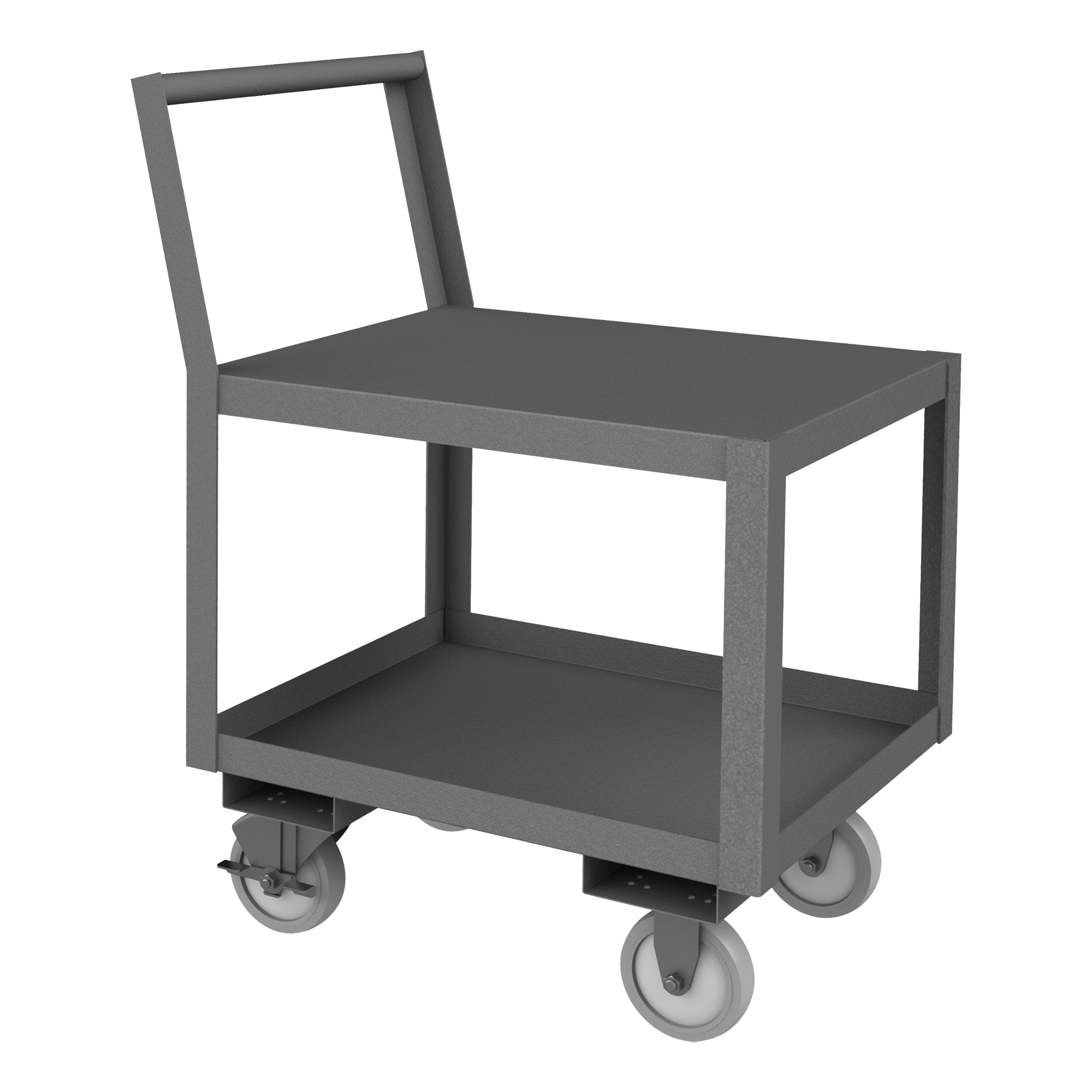 DURHAM MANUFACTURING LDO-182436-2-95 Low Deck Service Truck, 2 Shelf, Size 18-1/4 x 27-1/4 x 36 Inch | CF6KXN