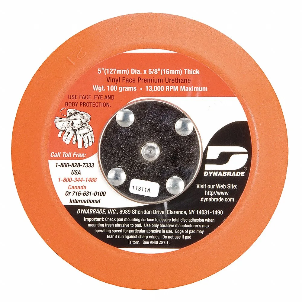 Non-Vacuum, Disc Pad, 5 Inch dia
