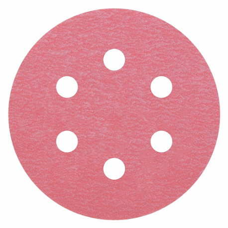 DYNABRADE 79857 Hook-and-Loop Sanding Disc, 3 Inch Dia, 6 Hole, Aluminum Oxide, P220 Grit, Dynacut, 50 PK | CP3ZGK 60NM67