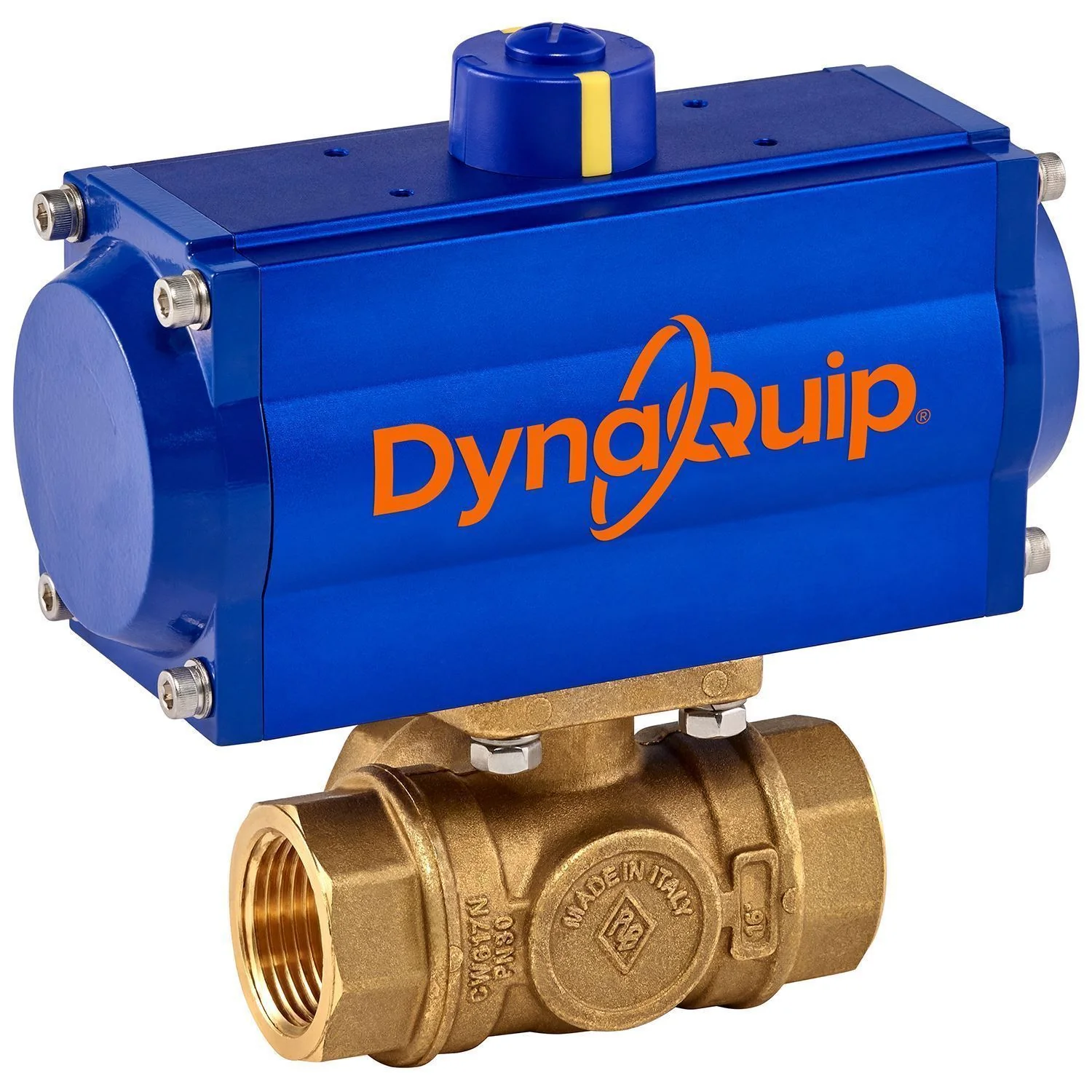DYNAQUIP CONTROLS PYHG5AUD02A Ball Valve 1 Inch Npt Double Acting Brass | AA8ZBM 1AWK2