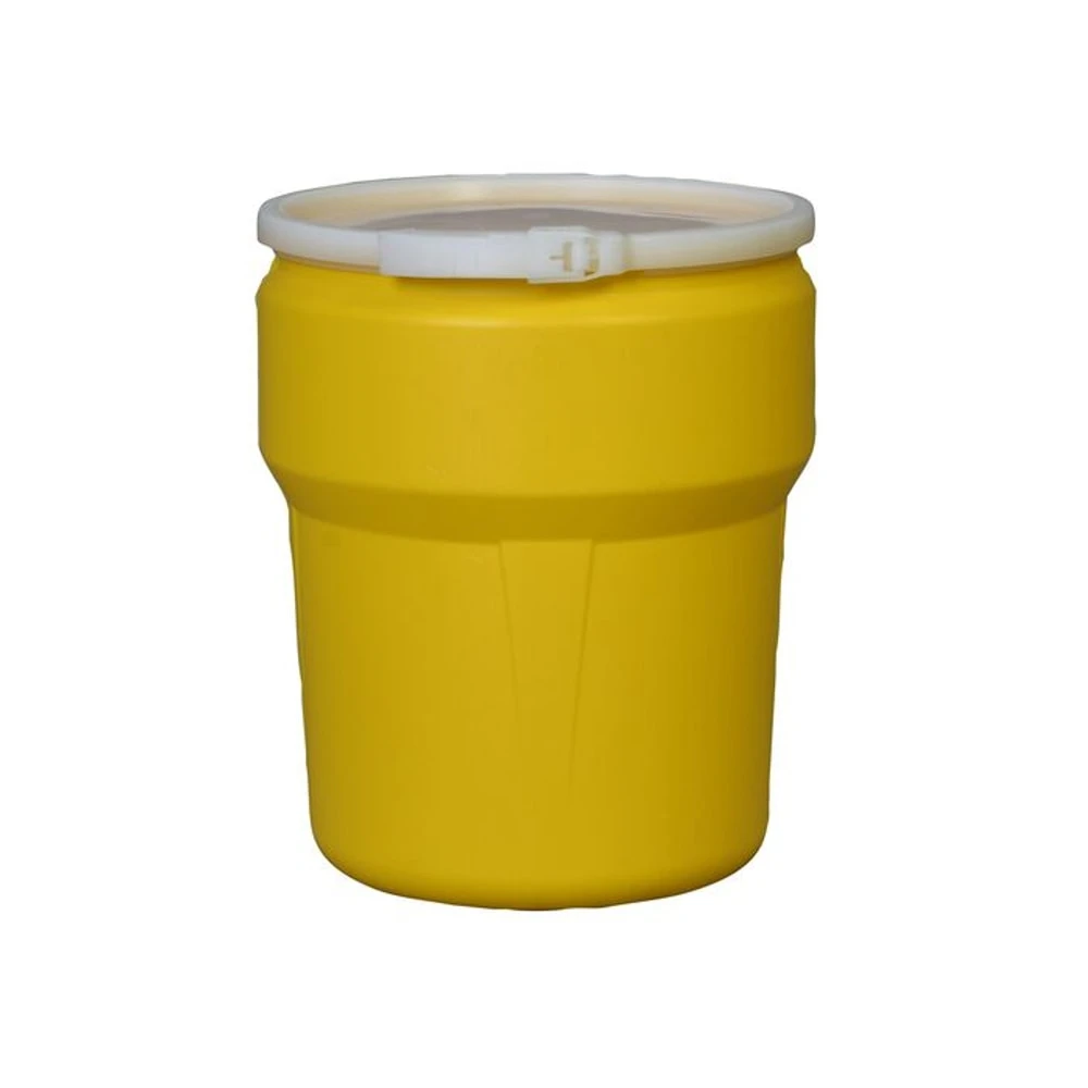 EAGLE 1609 Yellow Drum Plastic, 10 Gallon | CE7RMQ