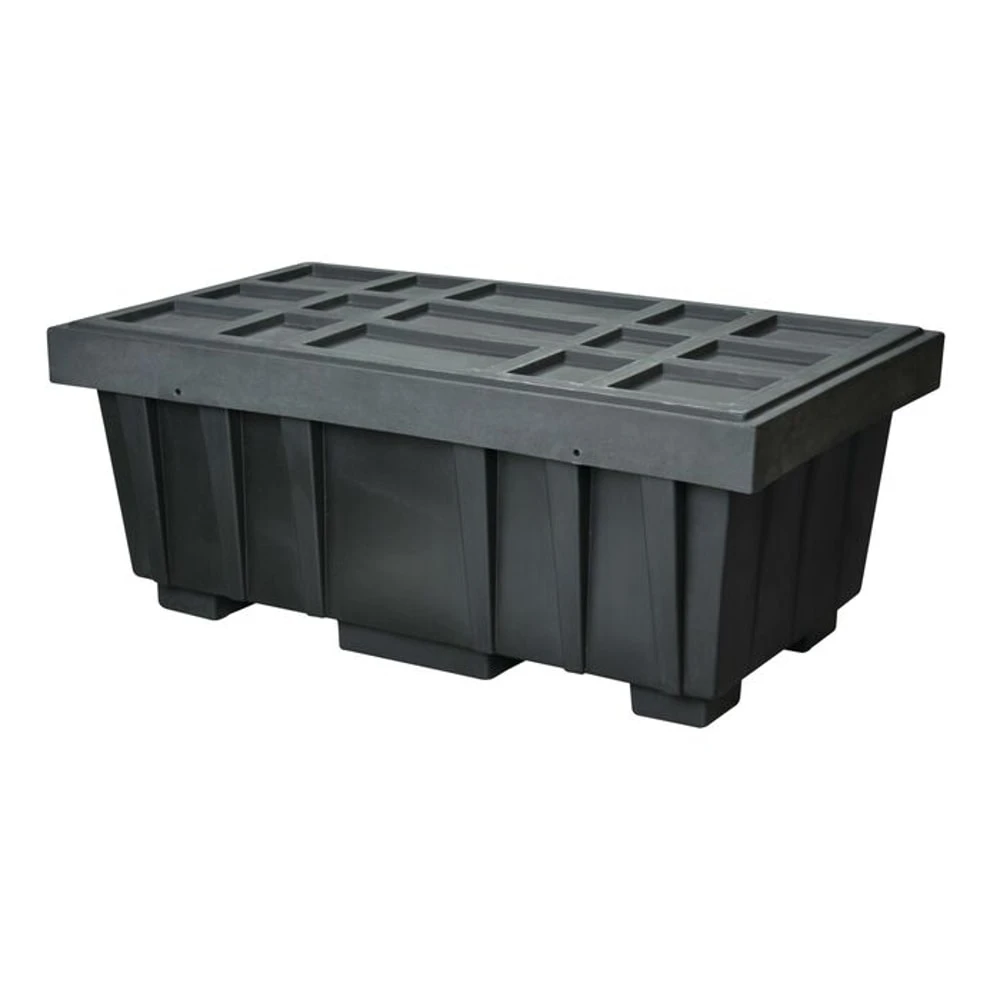 EAGLE 1624KB Spill Kit Box with Lid - Black HDPE - 110 Gallon | AF6RJH 20GY36