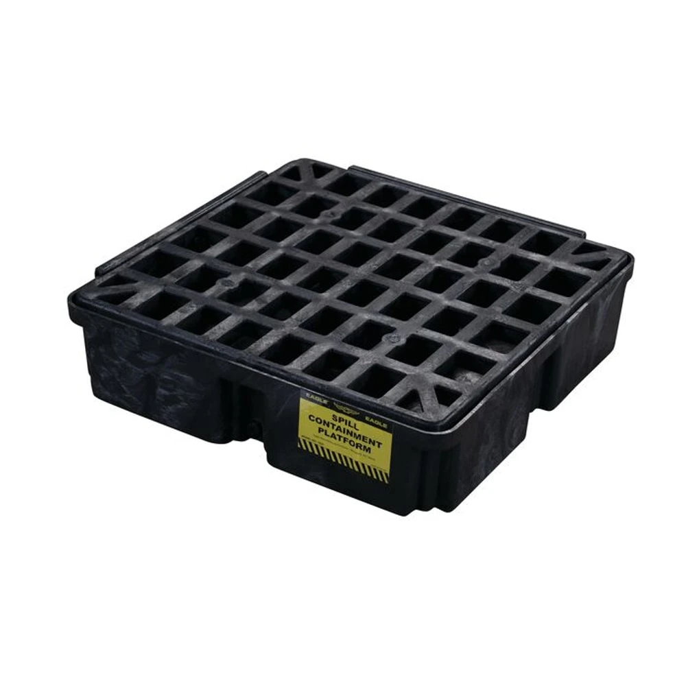 Spill Containment Modular Platform w/ Drain, 2000 lb Cap