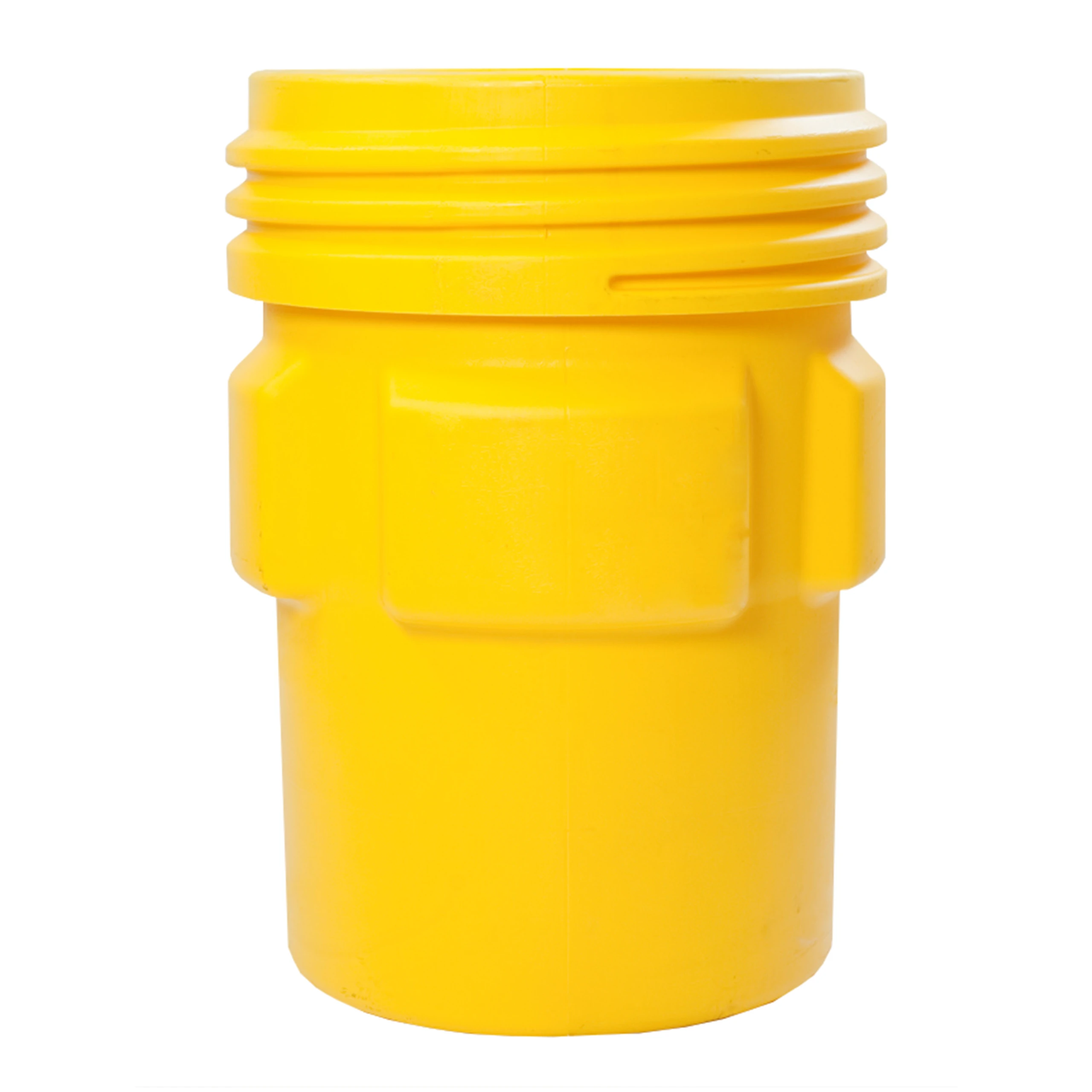 EAGLE 1690 Overpacks with Screw-On Lid, Yellow, 95 Gallon, 78.8cm x 78.8cm Size | AE6CRF EDR16900YL / 5PW10