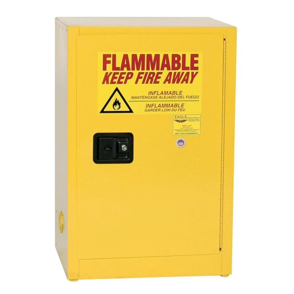 EAGLE 1924X Flammable Safety Cabinet, Self Closing, 23 1/4 Inch x 18 Inch x 35 Inch Size | CE7RNC 55EA63