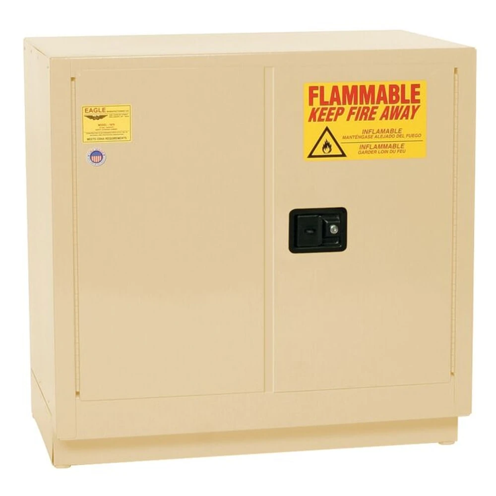 EAGLE 1971XBEI Flammable Liquid Safety Cabinet, 22 Gallon, Under Counter | CE7RZC