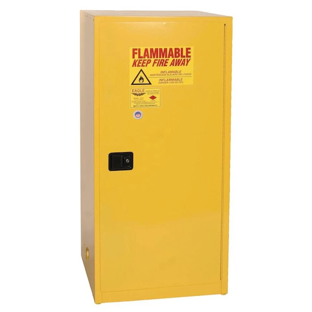 EAGLE 6110X Flammable Liquid Safety Cabinet, 60 Gallon, One Door Self-Close | CE7RPF