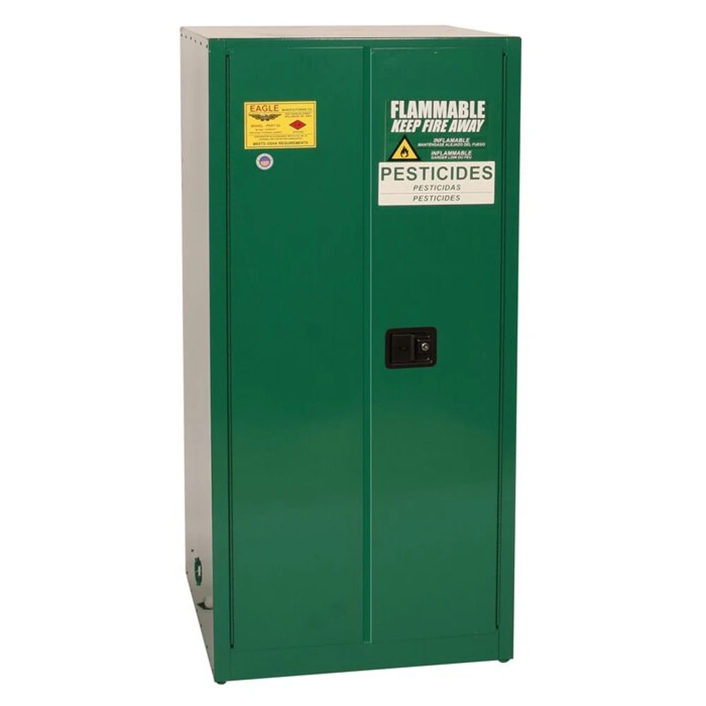 EAGLE PEST6010X Pesticide Safety Cabinet, 60 Gallon, Self Close | CE6ZRZ