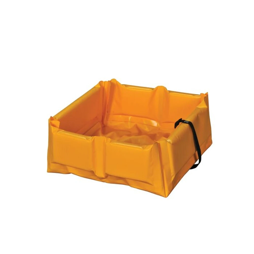 EAGLE T8001FS Quik-Deploy SpillNest,15 Gallon, 2 ft x 2 ft x 6 In, Yellow | AG8DJV