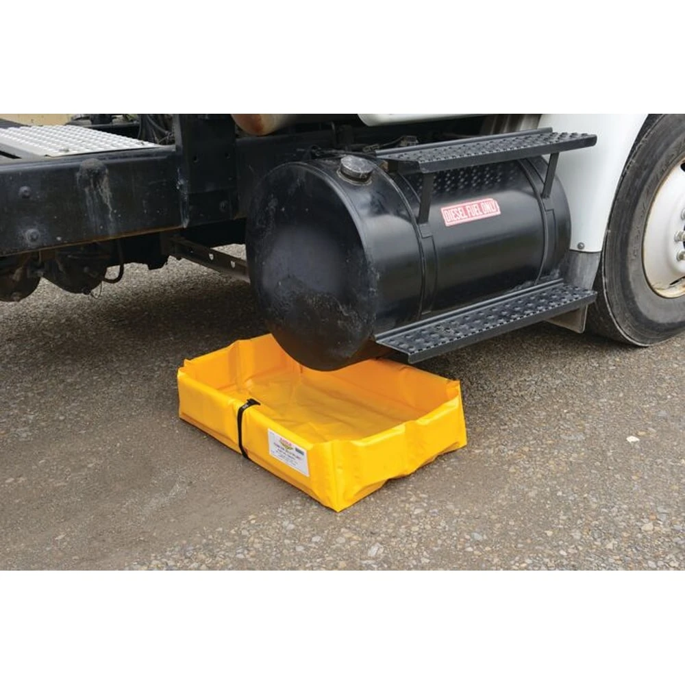 EAGLE T8002FS Quik-Deploy SpillNest,22 Gallon, 2 ft x 3 ft x 6 In, Yellow | AG8DJW