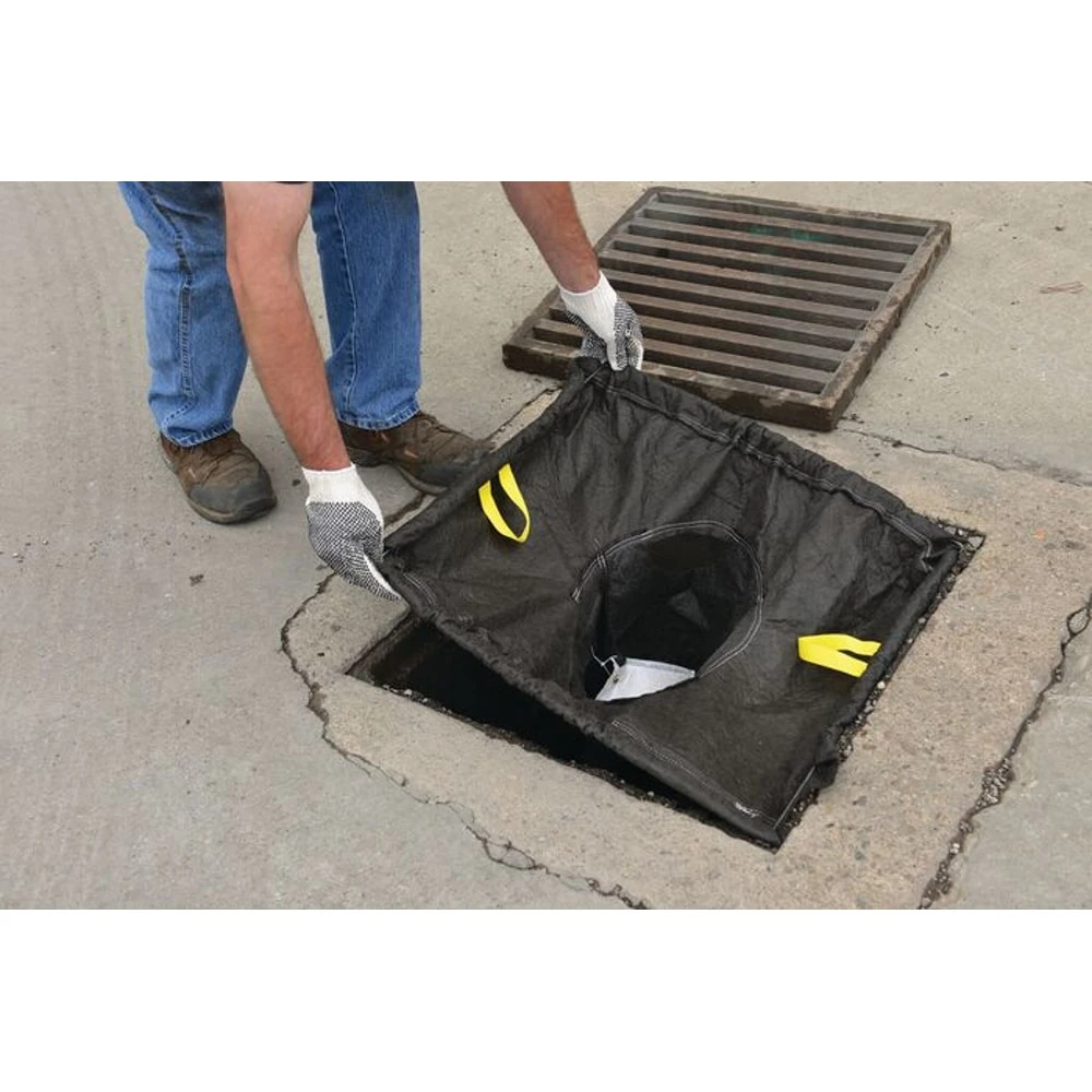 Catch Basin Insert, 500 Gpm, Black, Rectangle XL