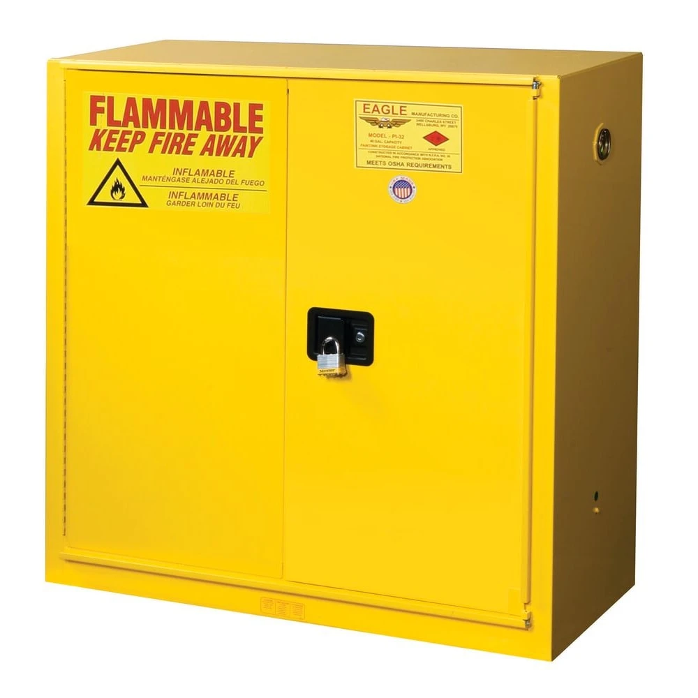 EAGLE YPI30X Paint And Ink Safety Cabinet, Yellow | CE6ZVU