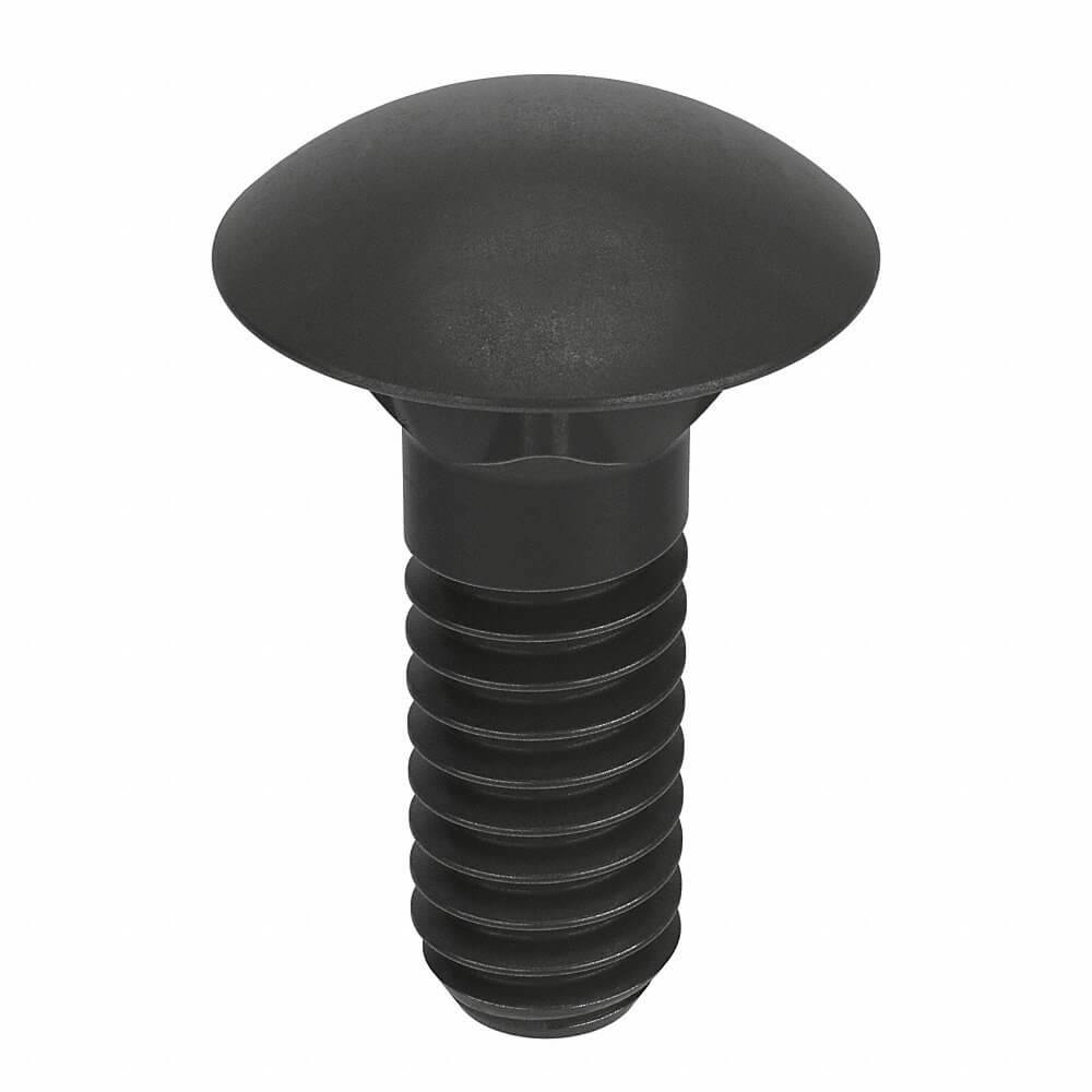 GRAINGER U08300.025.0050 Carriage Bolt 1/4-20 1/2 Inch Low Carbon Steel, 100PK | AG2FDB 31HZ22