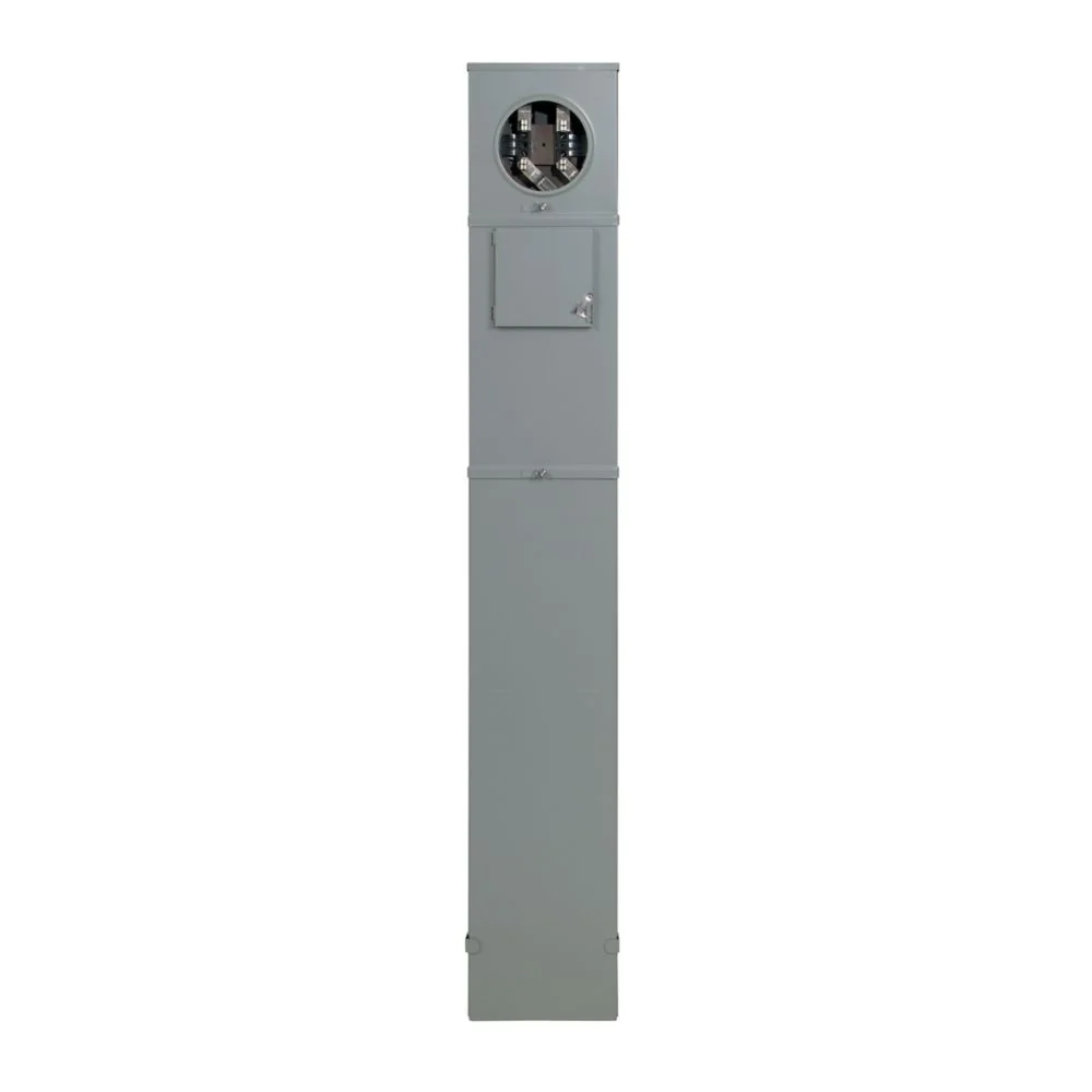 EATON 1008846CH Meter Socket, Resi/Commercial, 200A, Under, #6-350 Kcmil, 4-Jaw, 1-Ph, #6-250 Kcmil | BJ4QRZ