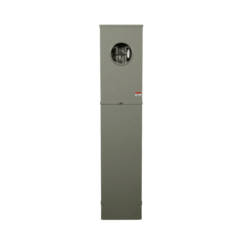 EATON 1009018CH Metered Pedestal, 320A, Single-Phase, 600V, Ringless, Solid Top, Three-Wire | BJ4QTQ