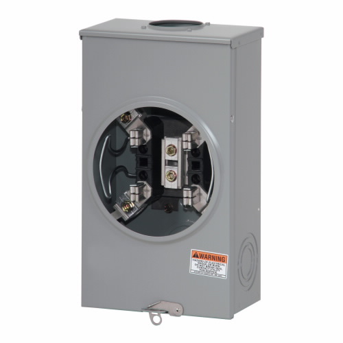 EATON 1009078CH Metered Pedestals With Main Breaker, Resi/Commercial | BJ4QUA